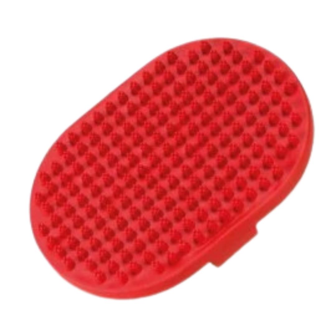 Cepillo de Goma Ovalado para Perros – Masaje y Eliminación de Pelo