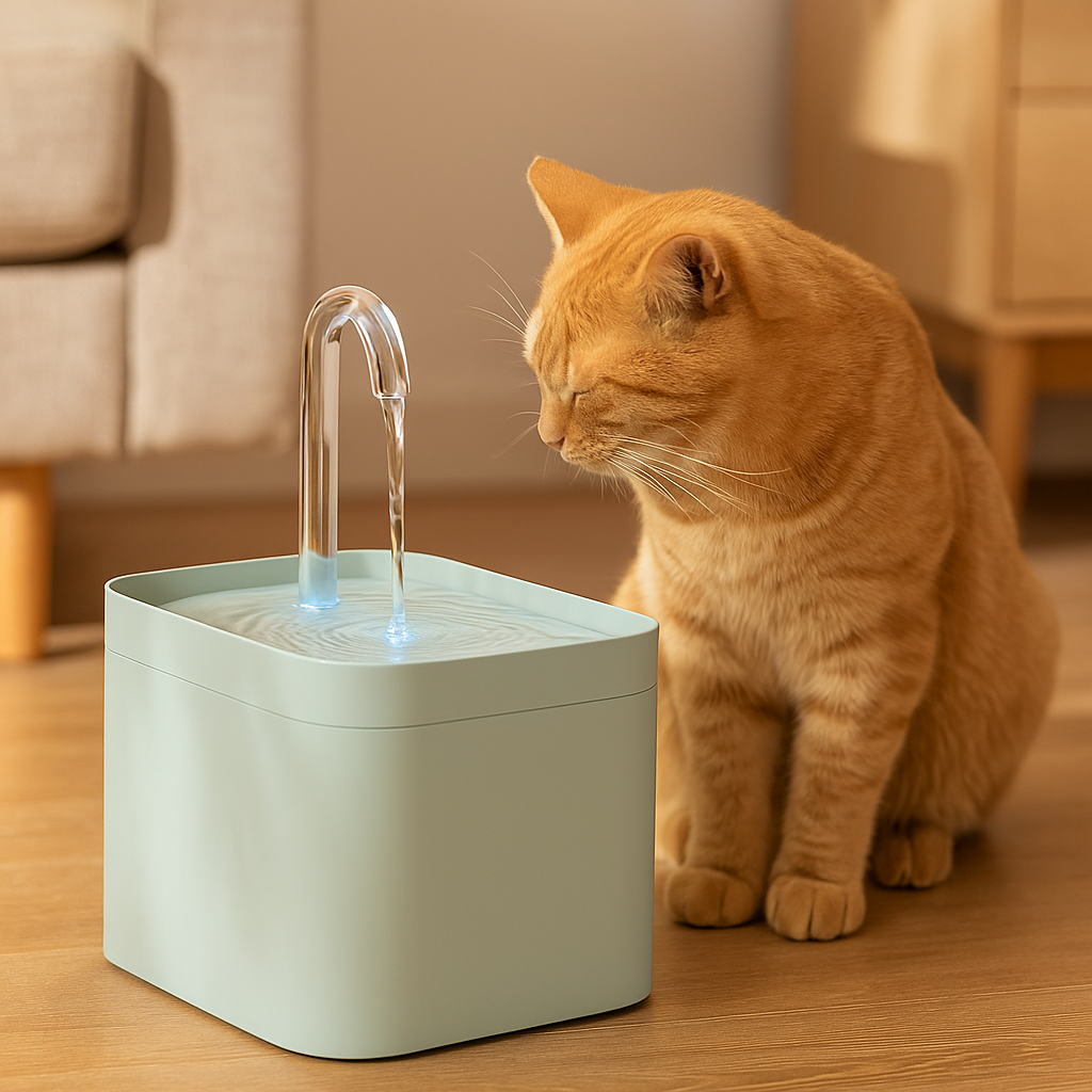 KeylaFlow™ – Fuente de Agua Automática para Peludos Hidratados