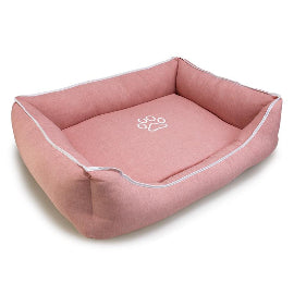 CAMA ROSA HUELLAS