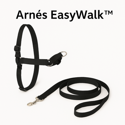 🐾 Arnés EasyWalk™ + Correa Antitirones – Paseos sin tirones y Envío Exprés 🚀