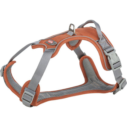 Arnés Active color óxido para perro con diseño técnico en Y, acolchado cómodo y sistema de ajuste resistente de KeylaPets.
