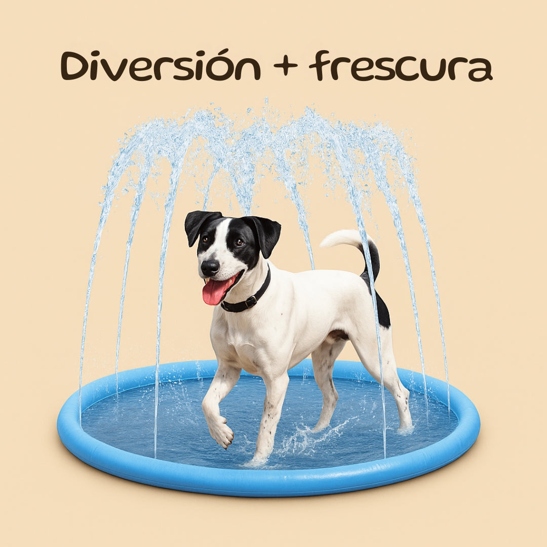 🌊 Piscina de Chorros Antideslizante – Refresca y Divierte