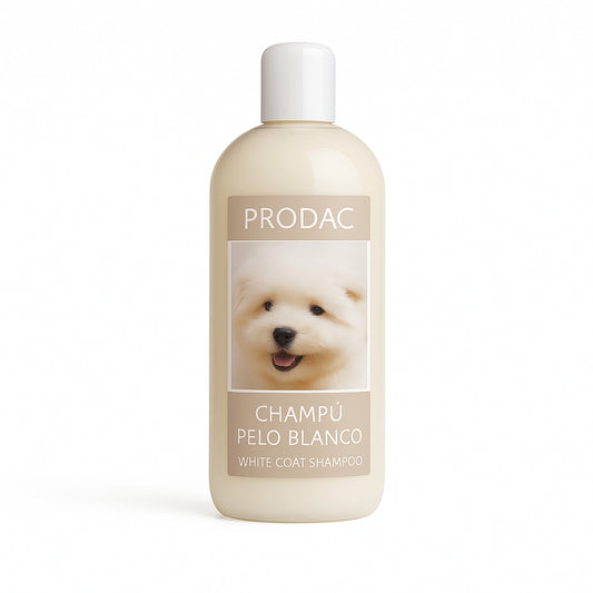 Champú Suave para Pelo Blanco – Brillo Natural para Peludos Luminosos 🐶🐾