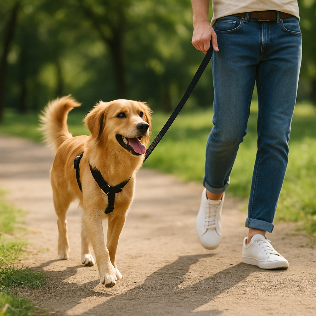 🐾 Arnés EasyWalk™ + Correa Antitirones – Paseos sin tirones y Envío Exprés 🚀